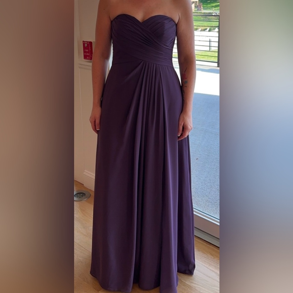 Elegant Purple Evening Gown